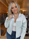 Light Denim Hooded Jacket