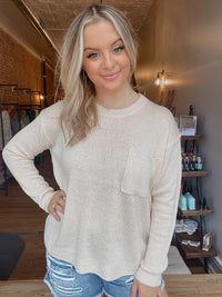 Oversized Spring Sweater - Ivory