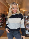Neutral Striped Sweater
