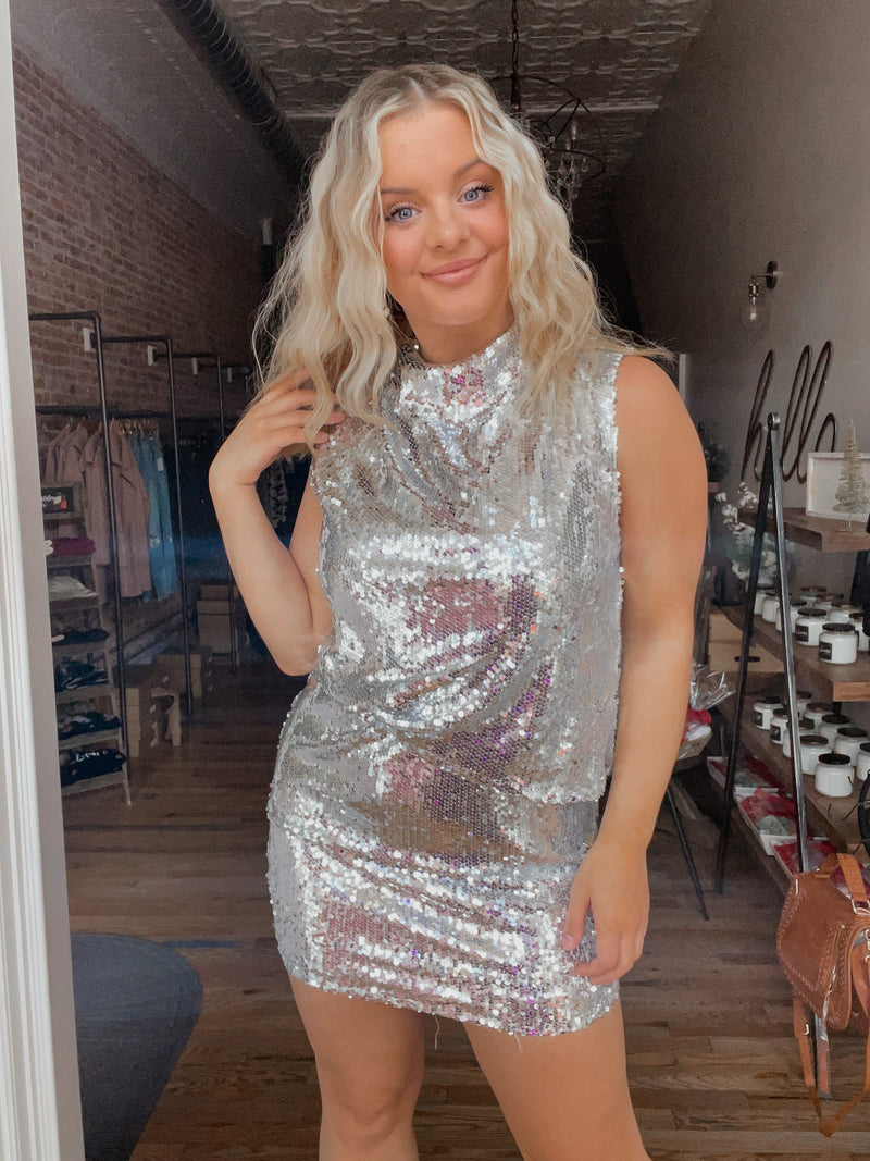 Shine Bright Sequin Dress