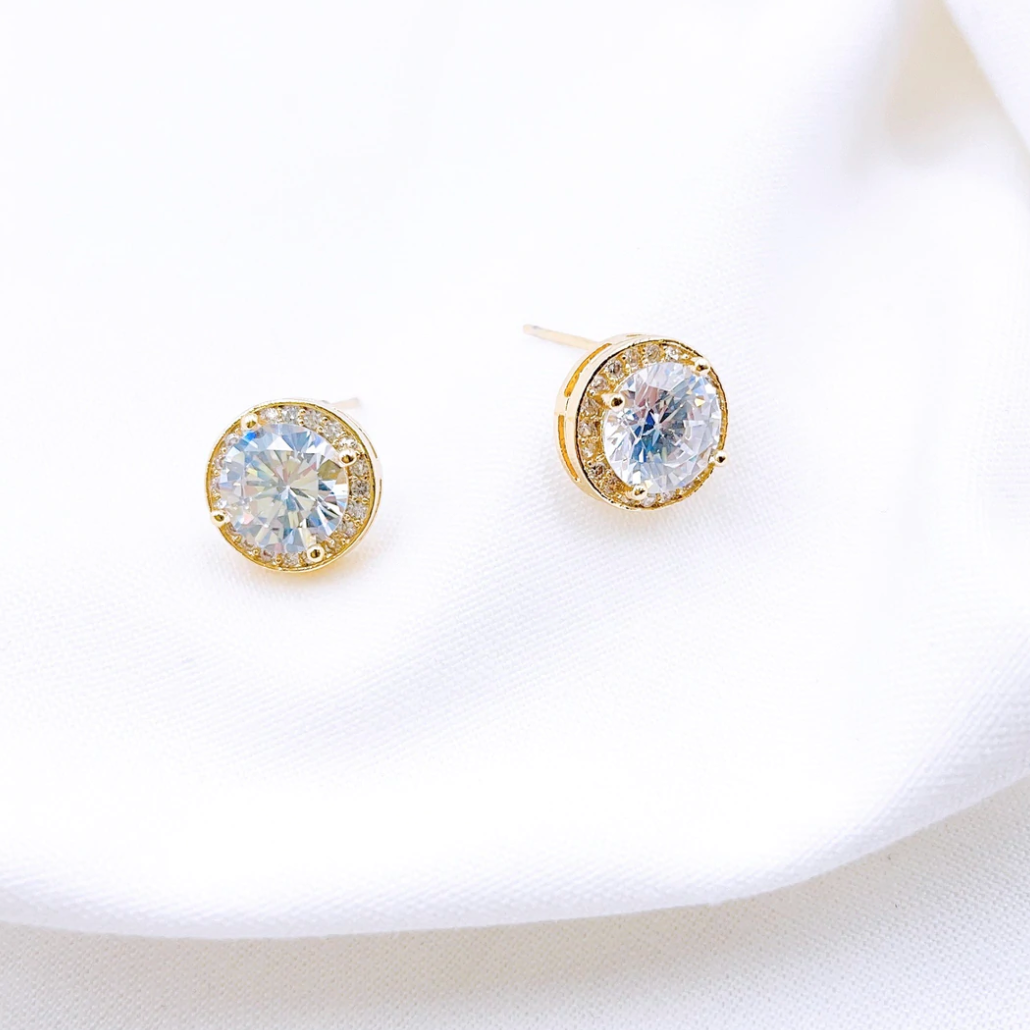 Crystal Stud Earrings