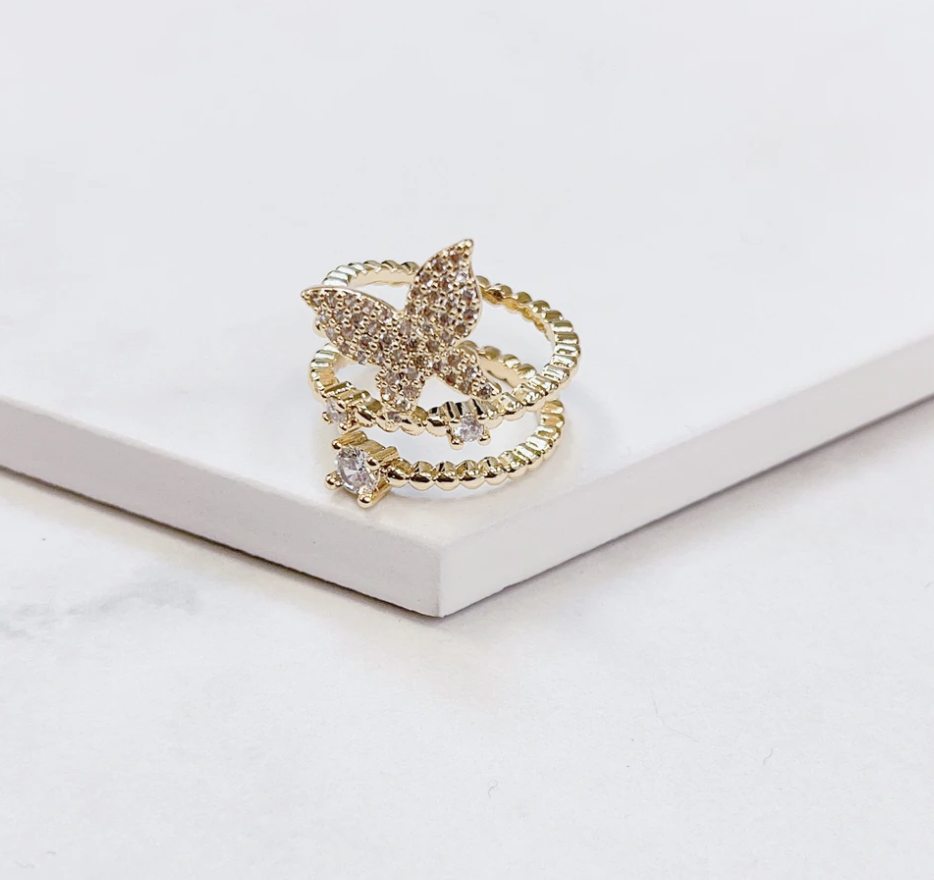 Twisted Butterfly Ring