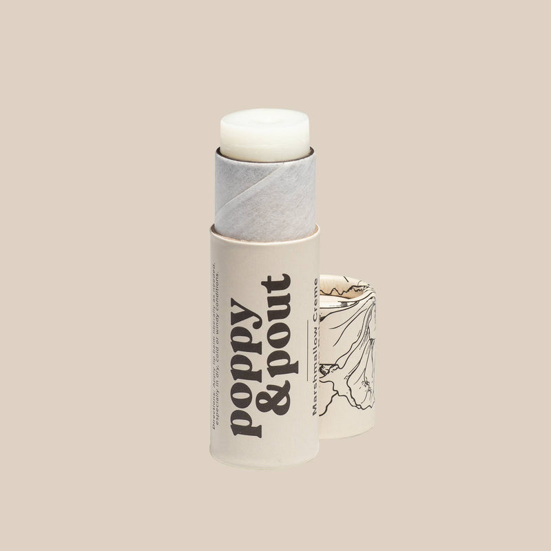 Poppy & Pout Lip Balm - Marshmallow Creme